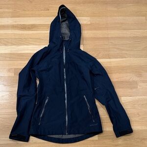 Mammut Rain Jacket with Hood - Navy